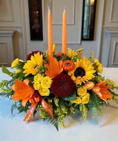 Fall Flower Arrangements for Thanksgiving